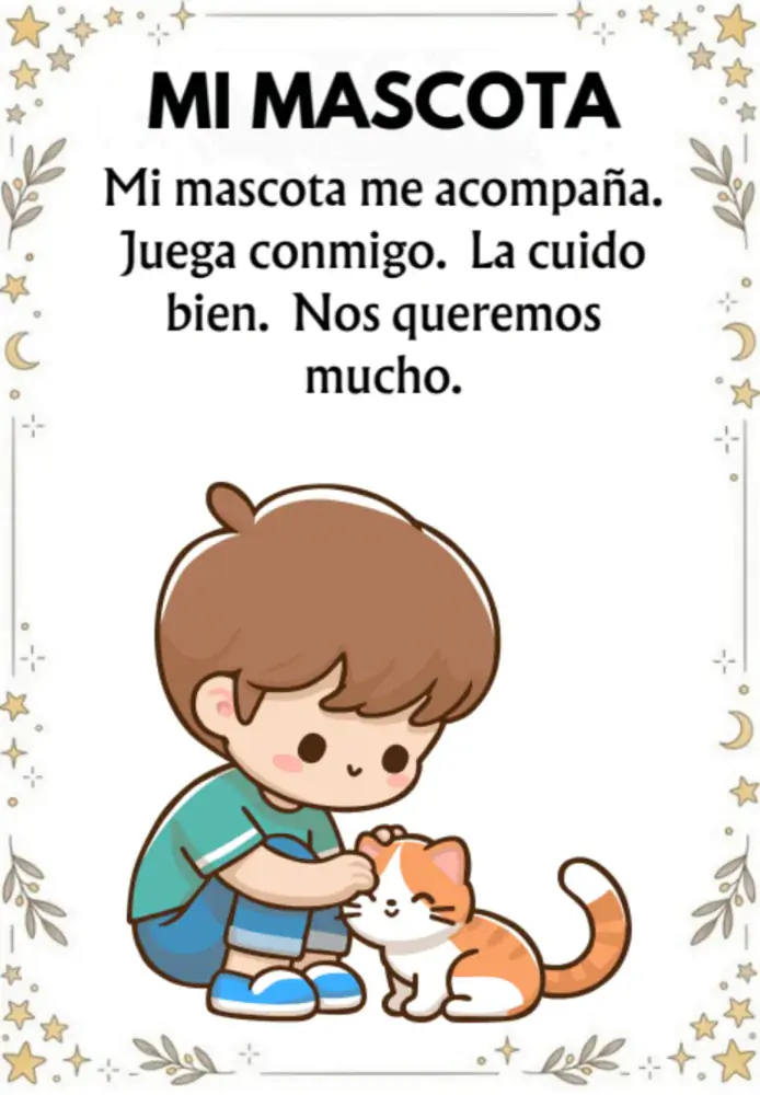 Carta Mi mascota